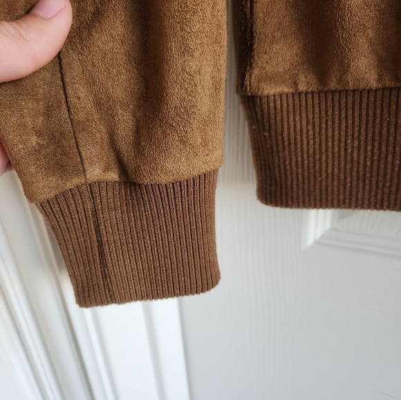 Zara Man Brown Large Pocket Sweater Size Medium Crewneck Pullover - Picture 2 of 9